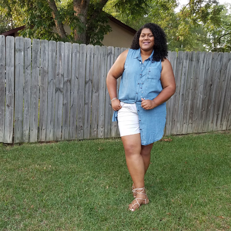 3 ways to style a denim summer dress|StatuesqueGlam.com