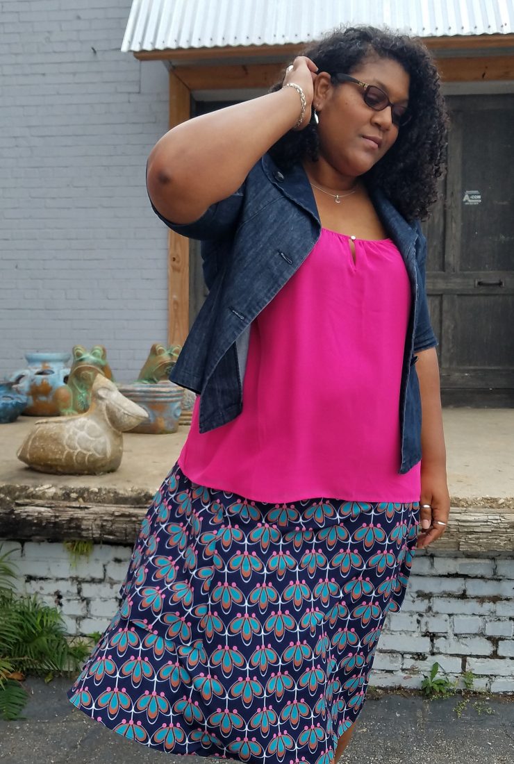 tall plus size blogger